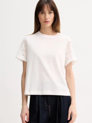 PS Paul Smith t-shirt damski bawełniany beżowy
