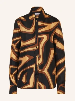 Pucci Bluzka Koszulowa Z Jedwabiu schwarz
