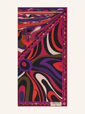 Pucci Chusta Jedwabna pink