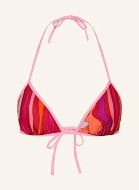 Pucci Góra Od Bikini Trójkątnego pink