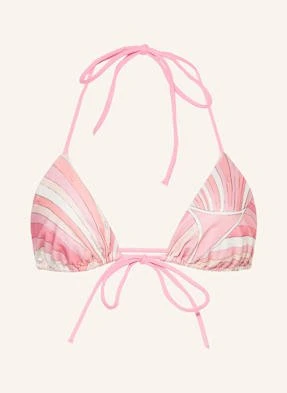 Pucci Góra Od Bikini Trójkątnego pink