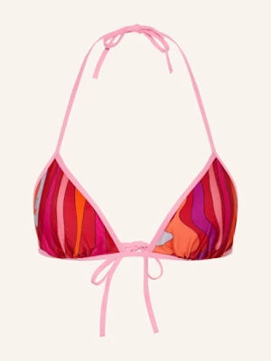 Pucci Góra Od Bikini Trójkątnego pink