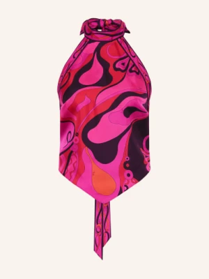 Pucci Jedwabna Bluzka pink