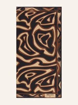 Pucci Jedwabna Chusta schwarz