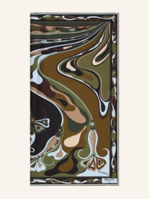 Pucci Jedwabna Chustka gruen