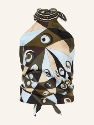 Pucci Jedwabny Top gruen