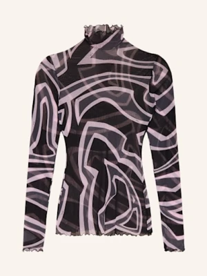 Pucci Koszulka Z Długim Rękawem Z Siateczki schwarz