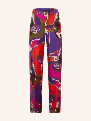 Pucci Spodnie Z Jedwabiu Typu Marlene pink
