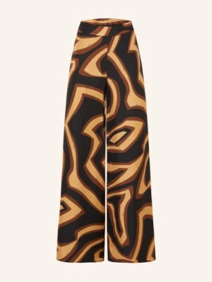 Pucci Spodnie Z Jedwabiu Typu Marlene schwarz