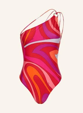 Pucci Strój Kąpielowy Na Jedno Ramię pink