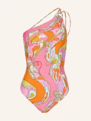 Pucci Strój Kąpielowy Na Jedno Ramię rosa