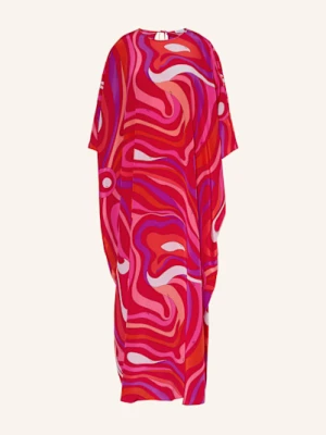 Pucci Sukienka Plażowa Z Jedwabiu rot