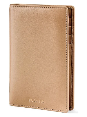 Puccini Etui "Zen" w kolorze beżowym na dokumenty podróżne - 10 x 14 x 1 cm rozmiar: onesize