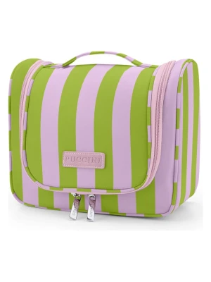 Puccini Kosmetyczka "Infinity" w kolorze jasnoróżowo-zielonym - 24 x 10 x 14 cm rozmiar: onesize