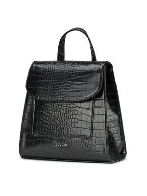 Puccini Plecak "Timeless" w kolorze czarnym - 23 x 22 x 11 cm rozmiar: onesize