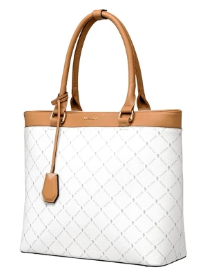 Puccini Shopper bag w kolorze białym - 45 x 31 cm rozmiar: onesize