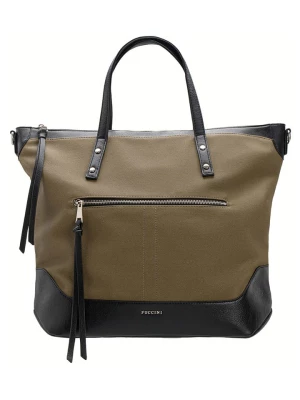 Puccini Shopper bag w kolorze khaki - 39 x 45 x 12cm rozmiar: onesize
