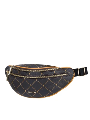Puccini Skórzana saszetka w kolorze granatowym - 30 x 14 x 8 cm rozmiar: onesize