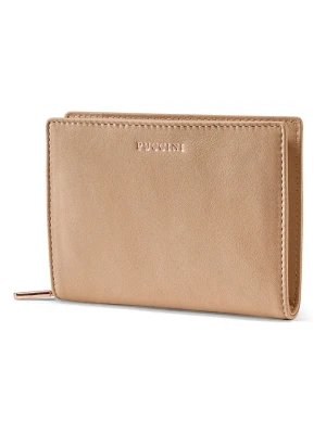 Puccini Skórzany portfel "Zen" w kolorze beżowym - 13 x 10 x 2 cm rozmiar: onesize