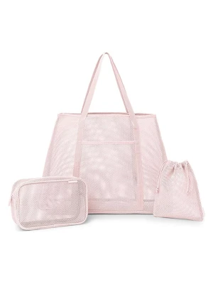 Puccini Torba plażowa w kolorze jasnoróżowym - 54 x 40 x 17 cm rozmiar: onesize