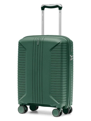 Puccini Walizka "Berlin" w kolorze zielonym - 38 x 54 x 22 cm rozmiar: onesize