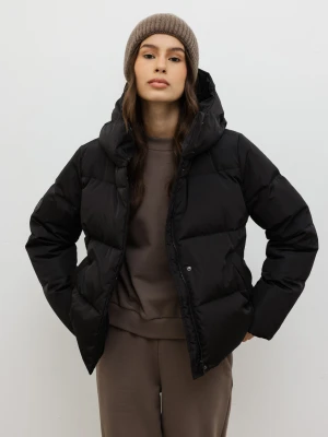 PUCHOWA KURTKA OSLO CZARNA M - Flawless