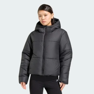 Puchowa ocieplana kurtka ESSENTIALS HIGHLOFT Adidas czarny