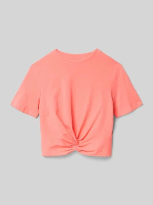 Pudełkowy krój t-shirt z czystej bawełny model 'REX' Only