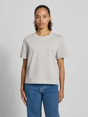 pudełkowy krój t-shirt z mieszanka bawełny i wiskozy model 'ESSENTIAL' Selected Femme