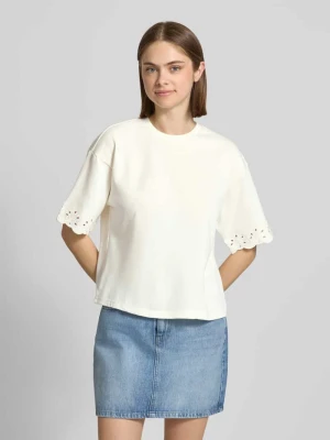 Pudełkowy krój t-shirt z mieszanki bawełny model 'CHILLI SUMMER' Pieces