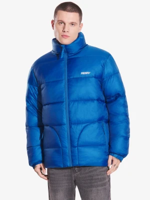 Puffer Jacket Void-9 kurtka puchowa niebieska Prosto