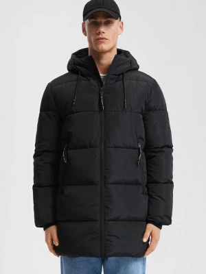 Puffer parka QS czarny