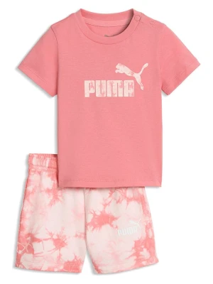 Puma 2-częściowy zestaw "MINICATS ESS TIE-DYE" w kolorze jasnoróżowym rozmiar: 74