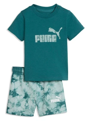 Puma 2-częściowy zestaw "MINICATS ESS TIE-DYE" w kolorze turkusowym rozmiar: 80