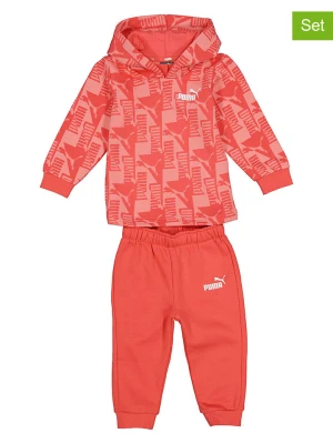 Puma 2-częściowy zestaw w kolorze łososiowym rozmiar: 98