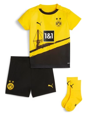 Puma 3-częściowy zestaw sportowy "BVB Home" w kolorze czarno-żółtym rozmiar: 68