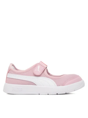 Puma Baleriny Courtflex v3 Lina V PS 400578 02 Różowy
