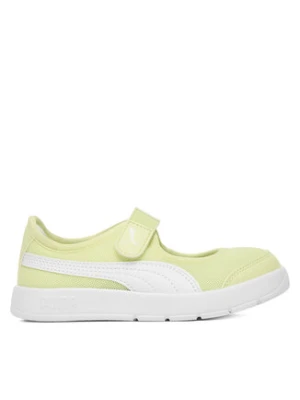 Puma Baleriny Courtflex v3 Lina V PS 400578 06 Żółty