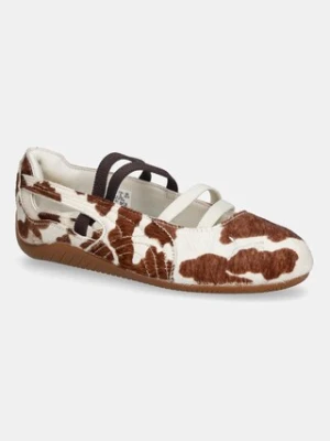 Puma baleriny skórzane Speedcat Ballet Cow Wns kolor beżowy 407787