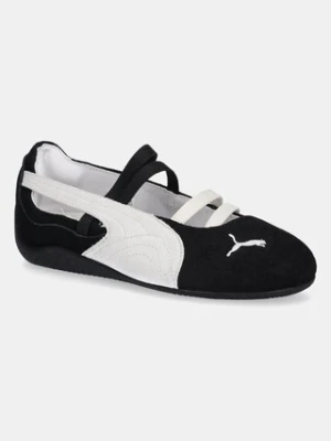 Puma baleriny zamszowe Speedcat Ballet kolor czarny 401287
