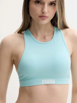 Puma biustonosz kąpielowy kolor turkusowy lekko usztywniona miseczka 907692