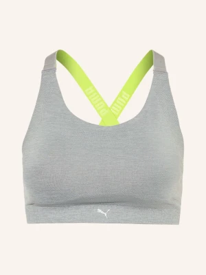 Puma Biustonosz Sportowy 3d Knit grau szary