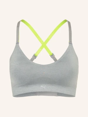 Puma Biustonosz Sportowy 3d Knit grau szary