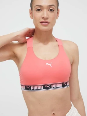 Puma biustonosz sportowy Feel It kolor różowy