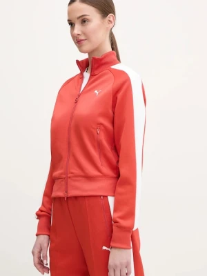 Puma bluza Always on damska kolor pomarańczowy wzorzysta 629796