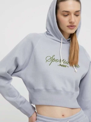 Puma bluza bawełniana szary