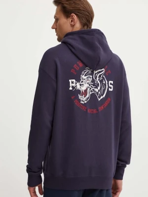 Puma bluza bawełniana X STAPLE granatowy