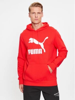 Puma Bluza Classics Logo 530084 Czerwony Regular Fit