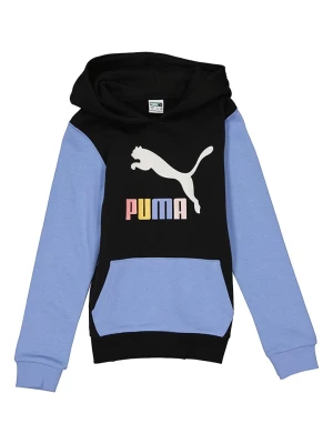 Puma Bluza "Classics" w kolorze czarno-niebieskim rozmiar: 176