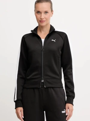 Puma bluza damska kolor czarny wzorzysta 629796